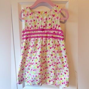 Lilly Pulitzer white label tulip dress